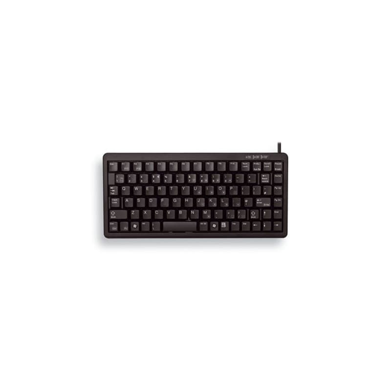 Cherry G84-4100 COMPACT KEYBOARD Clavier filaire miniature, USB/PS2, noir, Azerty - FR
