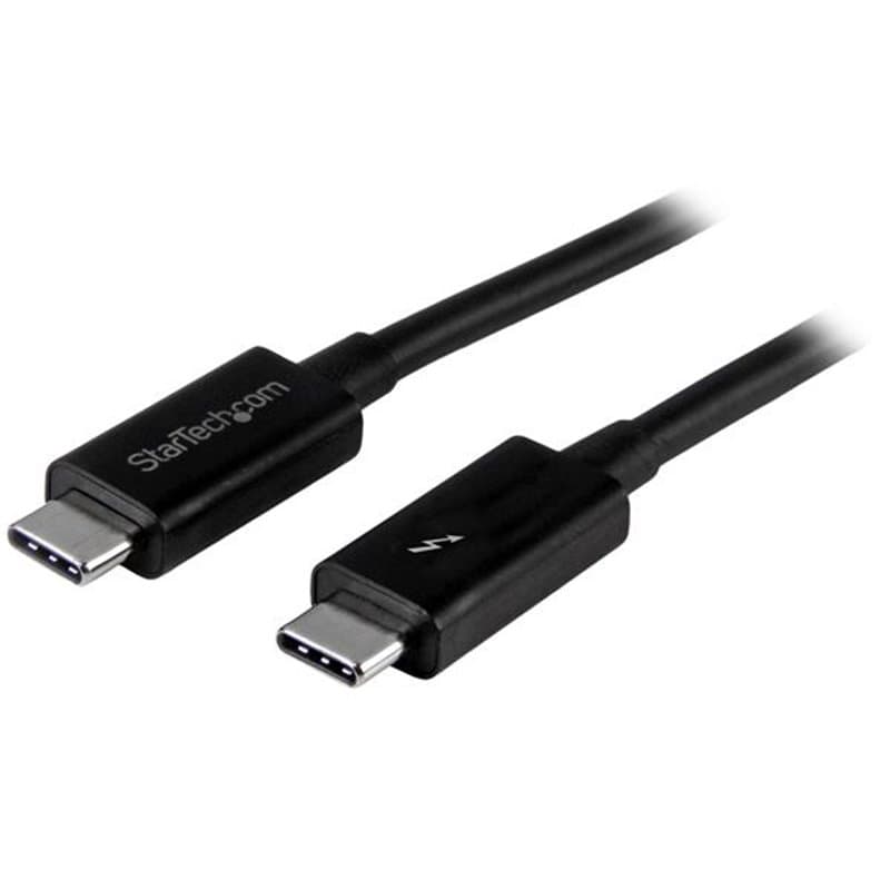Startech.com Câble Thunderbolt 3 (20 Gb/s) USB-C de 2 m - Compatible Thunderbolt, USB et DisplayPort - M/M