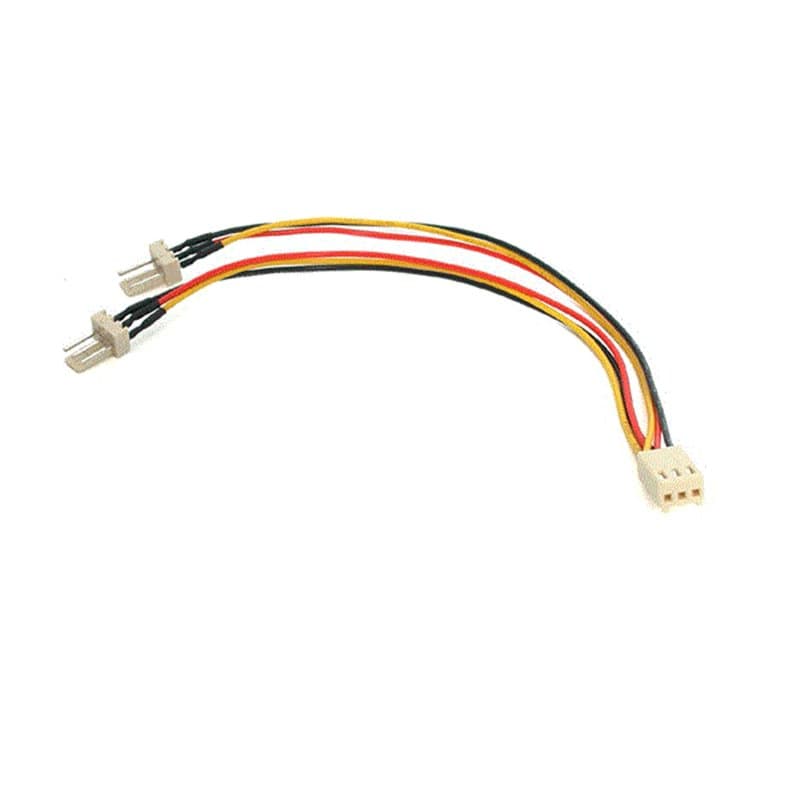 Startech.com Câble Y d'alimentation pour Ventilateur TX3 - Câble Répartiteur 3 broches pour PC -15cm