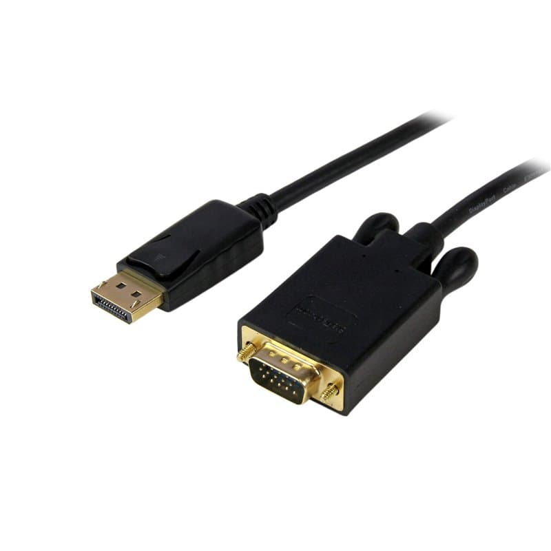 Startech.com Adaptateur DisplayPort vers VGA - Câble Display Port Mâle VGA Mâle 1920x1200 - Noir 3m