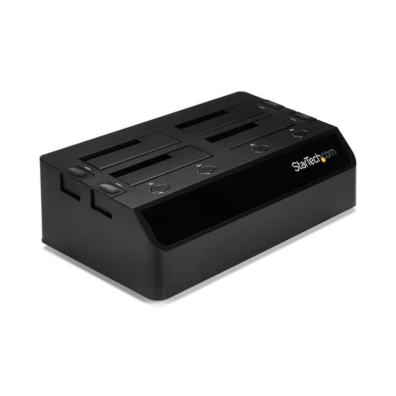 Startech.com Station d'accueil USB 3.0 pour 4 disques durs SATA III 2,5"/3,5" 6Gb/s - Dock HDD / SSD avec UASP et ventilateur