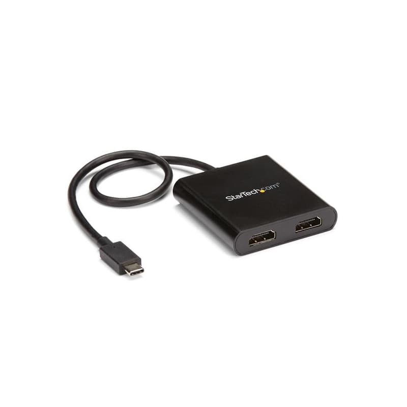 Dock Startech MSTCDP122HD 4K Ultra HD Noir