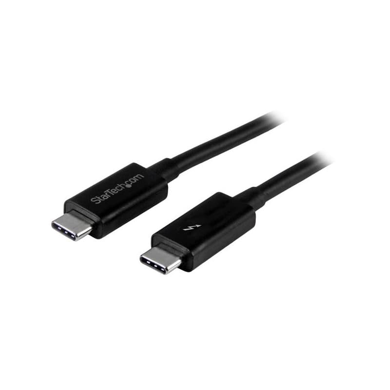 Startech.com Câble Thunderbolt 3 (20 Gb/s) USB-C de 1 m - Compatible Thunderbolt, USB et DisplayPort - M/M