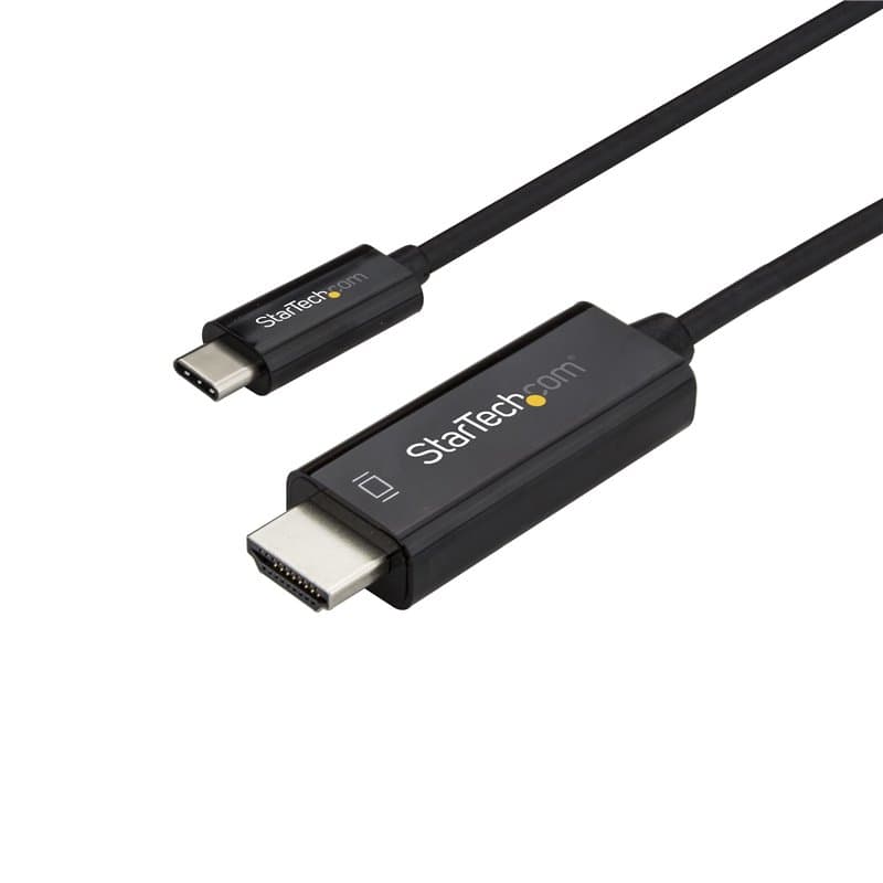 Adaptateur USB C vers HDMI Startech CDP2HD1MBNL Noir 1 m