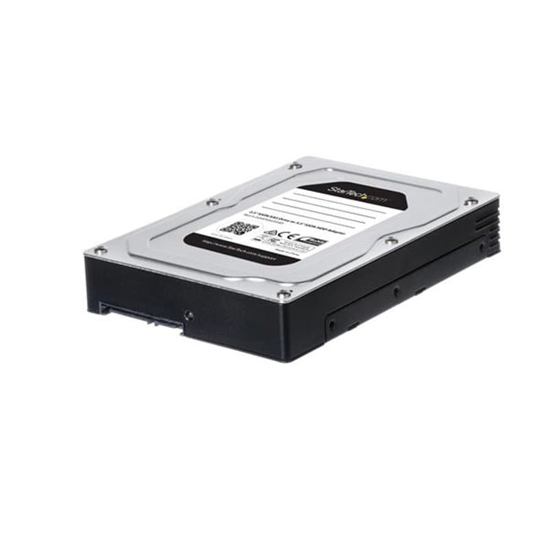Startech.com 25SATSAS35HD Obturateur de baie de lecteur 8,89 cm (3.5") Panneau de support Noir, Argent"