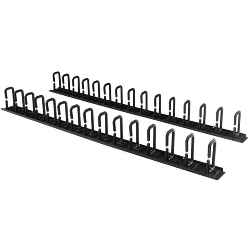 Startech.com Panneau de gestion de câbles 0U de 1,8 m pour rack - Guide-câbles avec anneaux