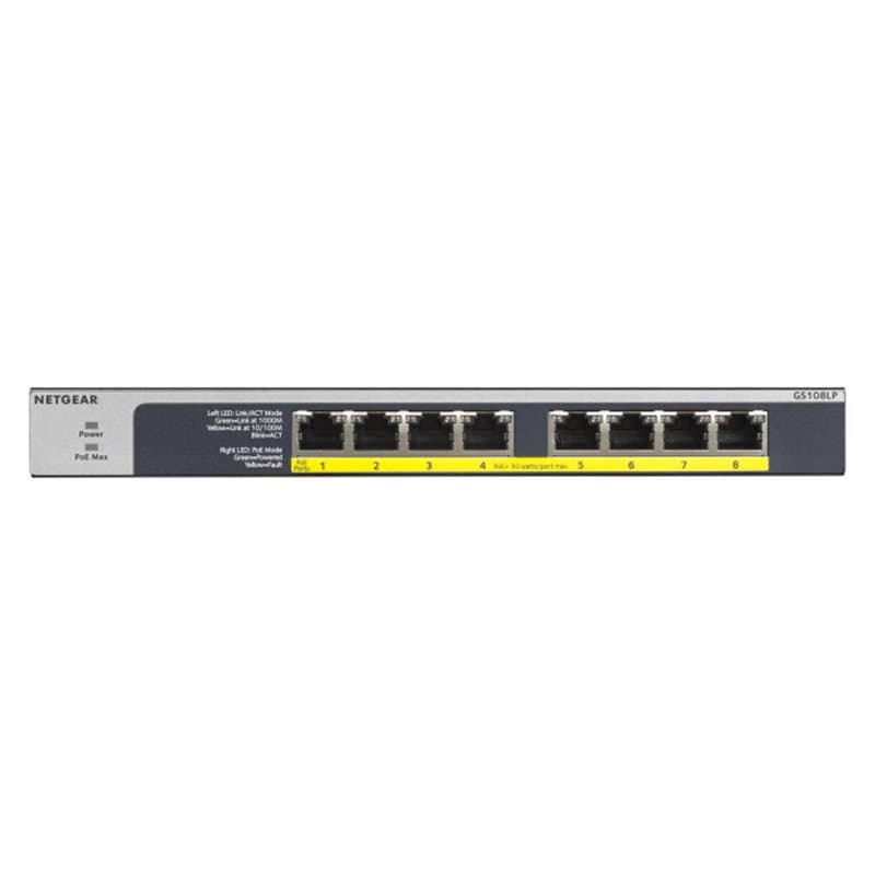 Switch Netgear GS108LP-100EUS RJ-45
