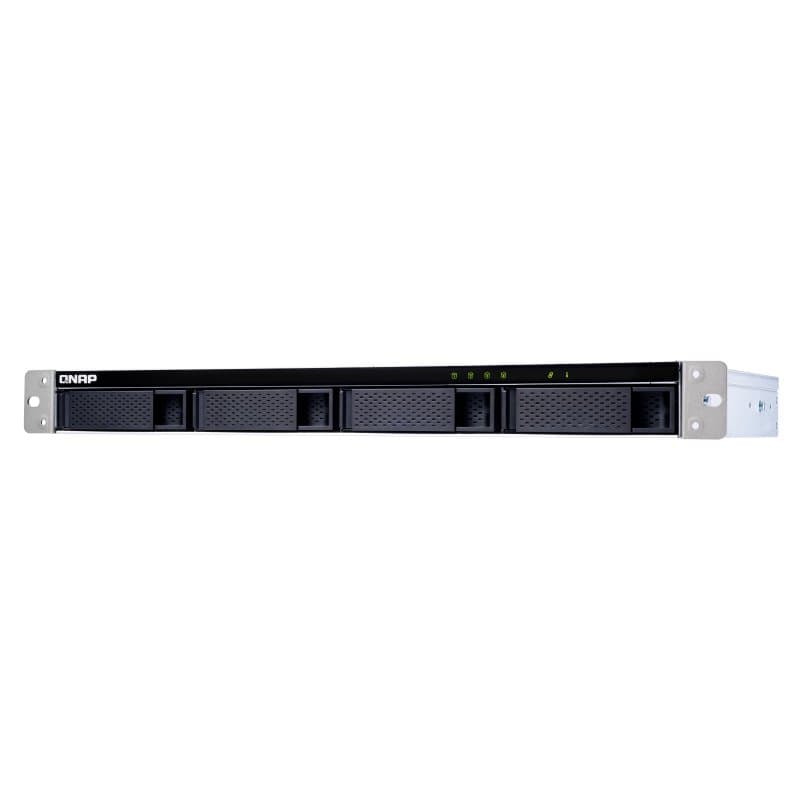 QNAP TL-R400S Boîtier de disques de stockage Boîtier disque dur/SSD Noir, Gris 2.5/3.5"
