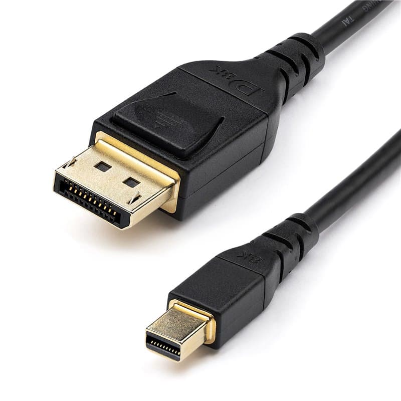 Câble Mini DisplayPort vers DisplayPort Startech DP14MDPmm2MB Noir