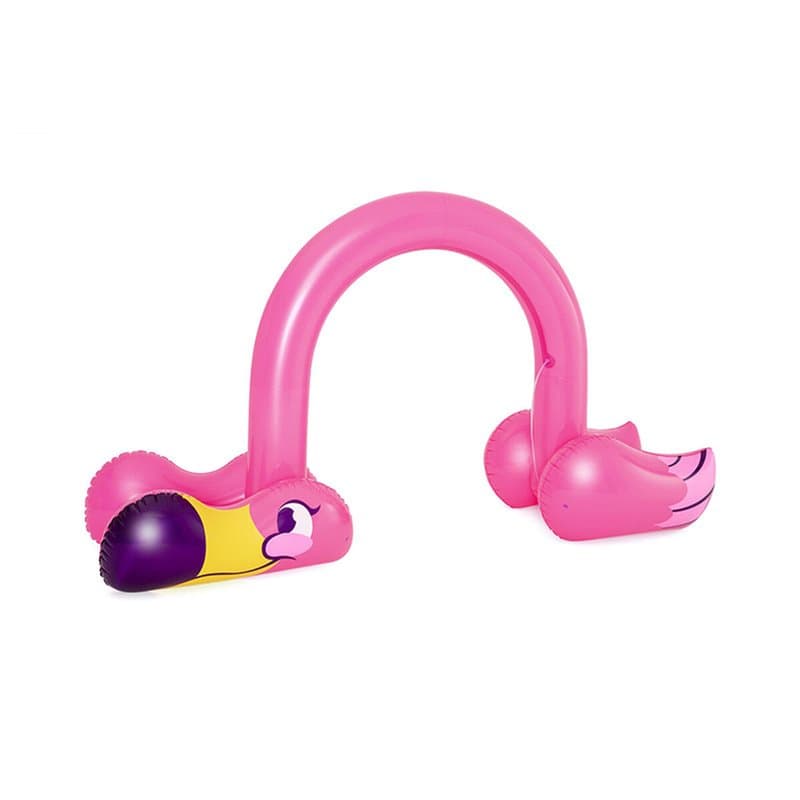 Bestway 11'2" x 43" x 6'4"/3.40m x 1.10m x 1.93m Jumbo Flamingo Sprinkler"