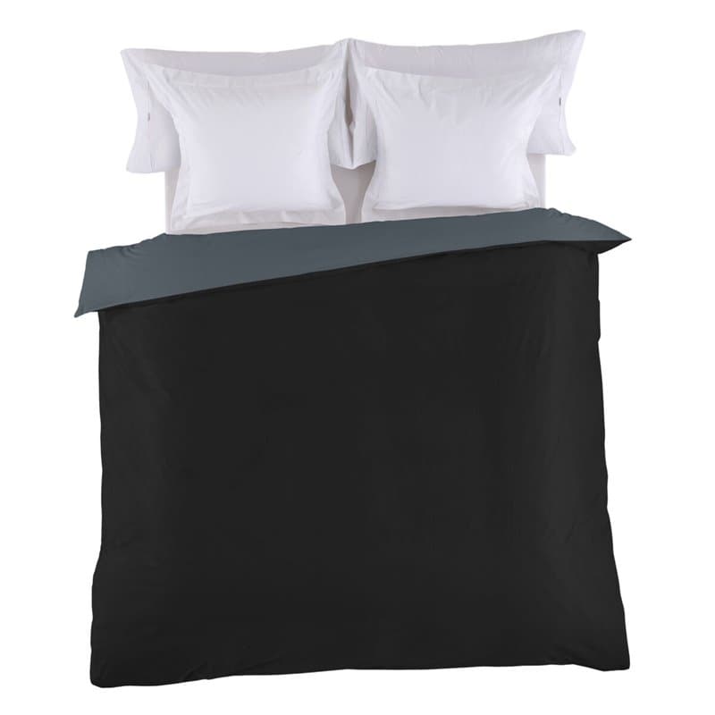 Housse de Couette Alexandra House Living Gris 180 x 220 cm