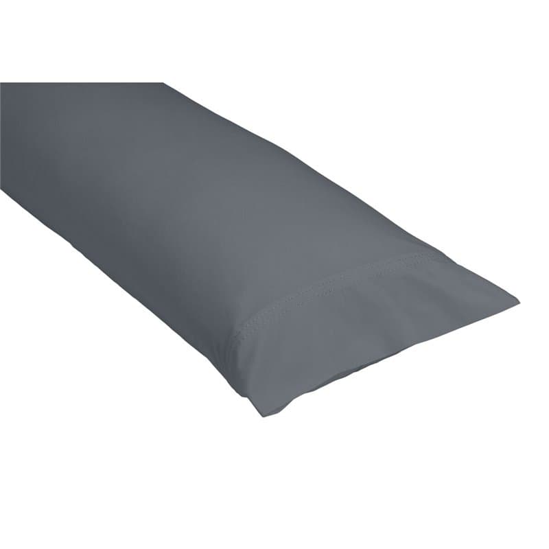 Taie d'oreiller Alexandra House Living QUTUN Cendre 45 x 80 cm (2 Unités)