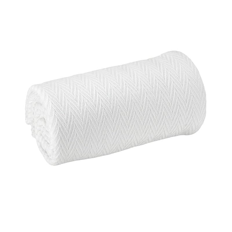 Couverture Alexandra House Living Maia Blanc 130 x 190 cm