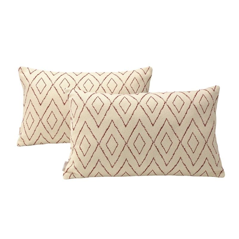Housse de coussin Alexandra House Living Bordeaux 30 x 50 cm 2 Unités