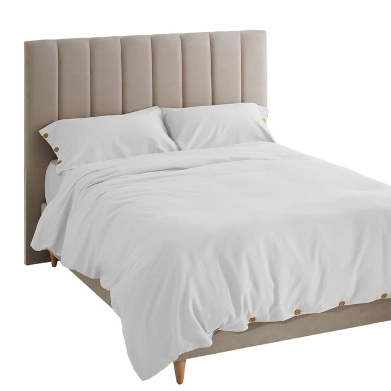 Parure de couette Alexandra House Living Suiza Blanc Lit 2 persones 2 Pièces