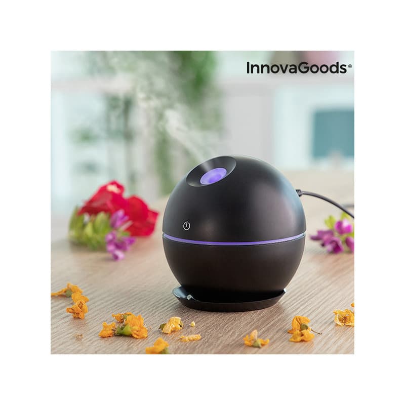 Mini humidificateur diffuseur d'arômes Black InnovaGoods