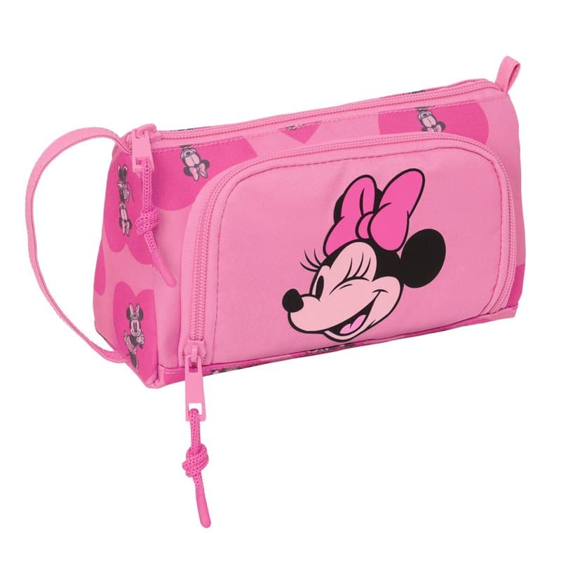 Fourre-Tout Minnie Mouse Loving Rose 20 x 11 x 8,5 cm