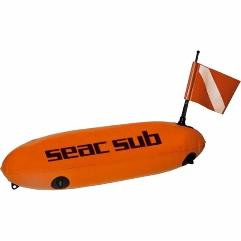 Masque de plongée Seac Fluo Siluro C/Sagola Orange Taille unique