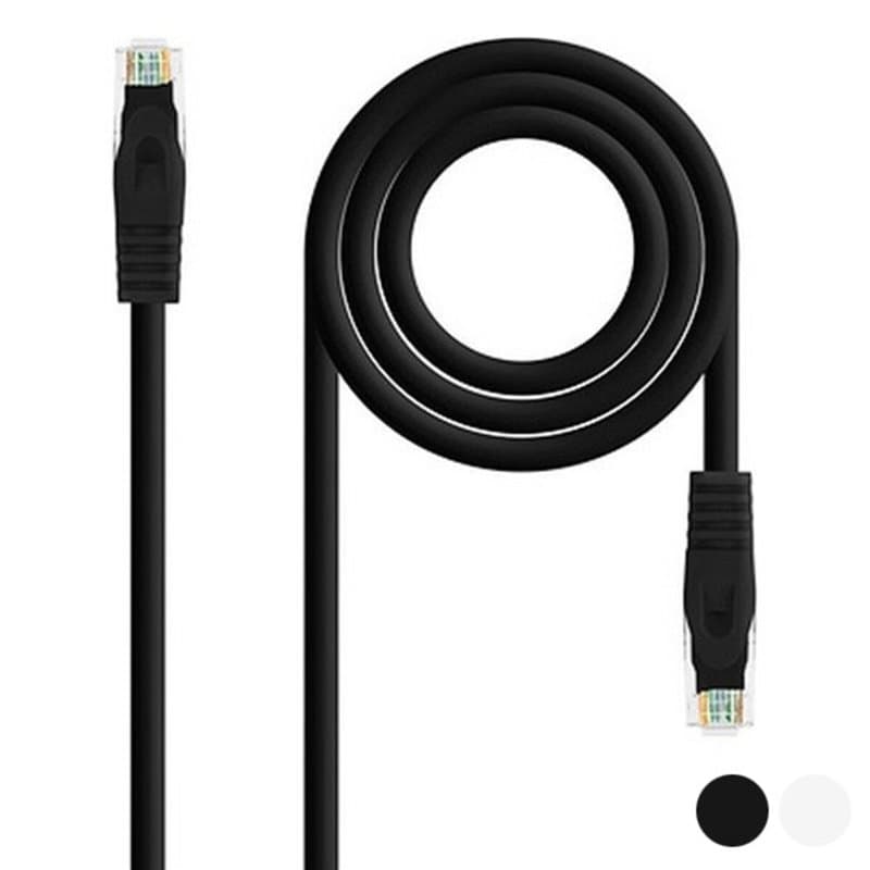 NanoCâble 10.20.1802-BK câble de réseau Noir 2 m Cat6a U/UTP (UTP)