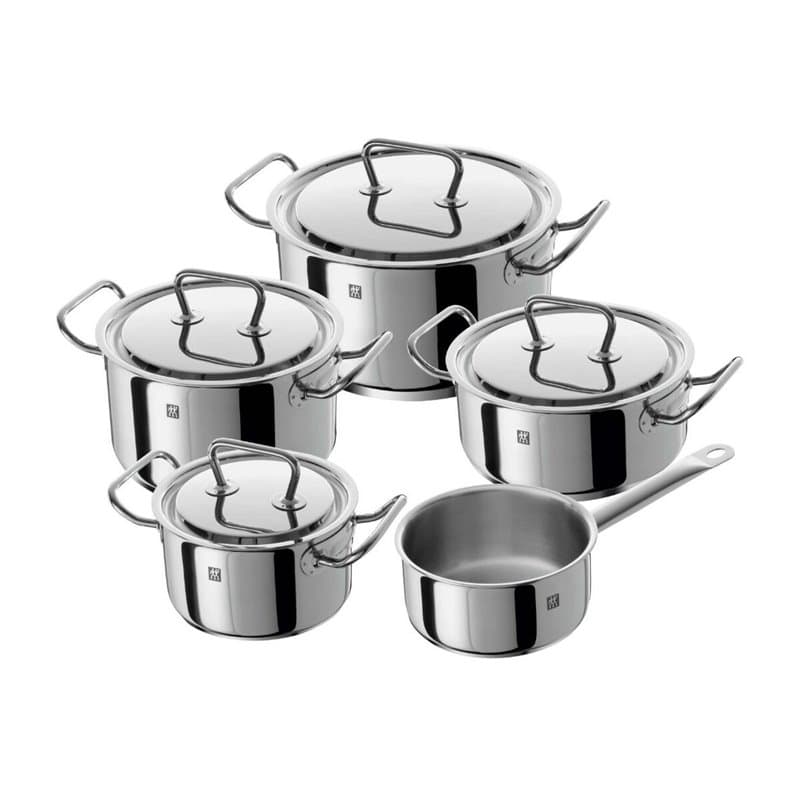 Marmite avec couvercle Zwilling 66580-000-0 Argenté Acier inoxydable Ø 24 cm Ø 20 cm Ø 16 cm 1,5 L 2 L 3 L 4 L 6 L (5 Un