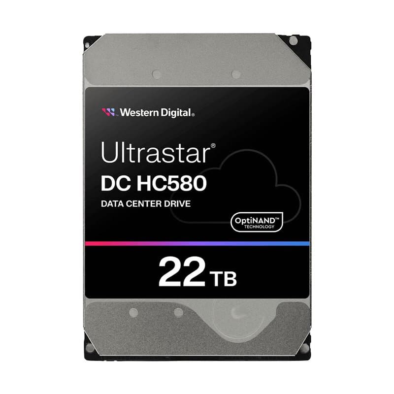 Disque dur Western Digital Ultrastar DC HC580 WUH722422ALE6L4 3,5" 22 TB"