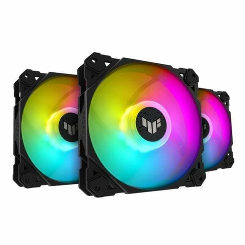 Asus TUF Gaming TF120 ARGB Fan - Triple Fan Kit with ARGB Controller boîtier PC Refroidisseur d'air 12 cm Noir