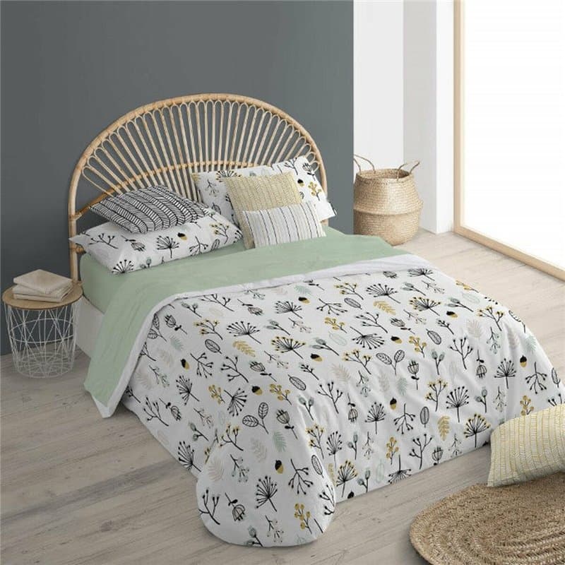 Housse de Couette Decolores Santorini Multicouleur 175 Fils 155 x 220 cm