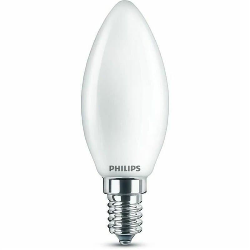 Philips Ampoule flamme dépolie à filament 40 W B35 E14 x 2