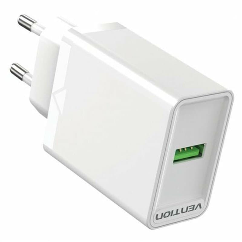 Vention FABW0-EU chargeur d'appareils mobiles Smartphone, Écouteurs, Tablette Blanc Charge rapide Intérieure