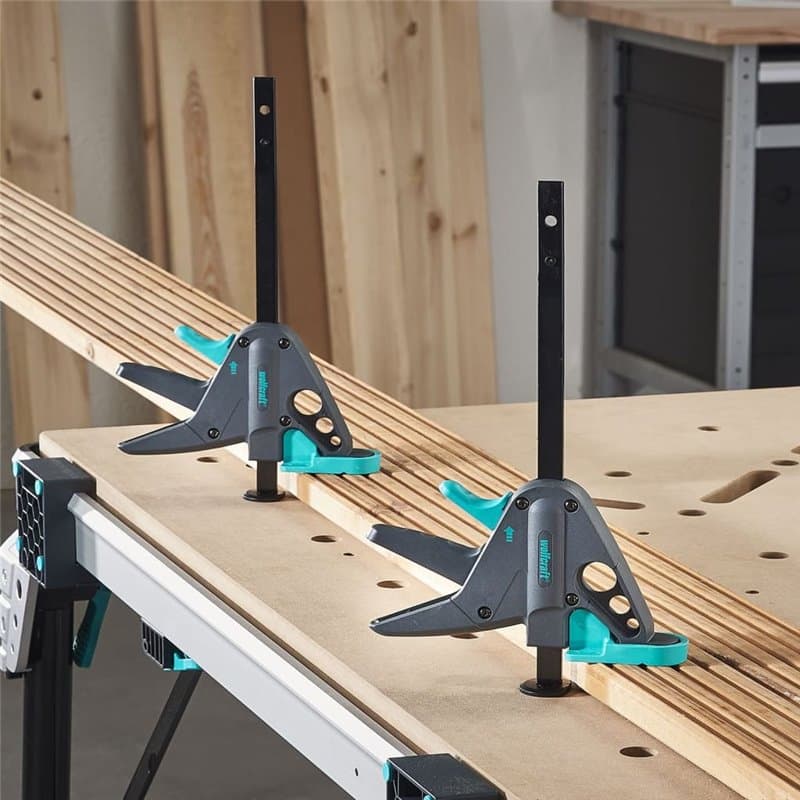 Wolfcraft Pince de table de travail PRO 65-150-W Noir et vert