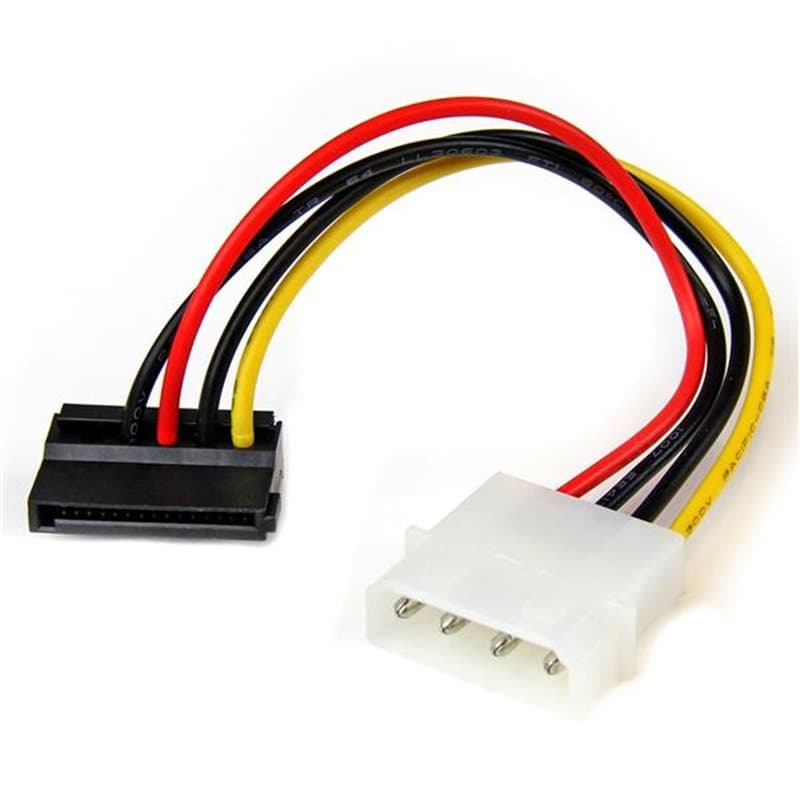 Startech.com Adaptateur de câble dalimentation LP4 vers SATA à angle gauche 4 broches - 15 cm