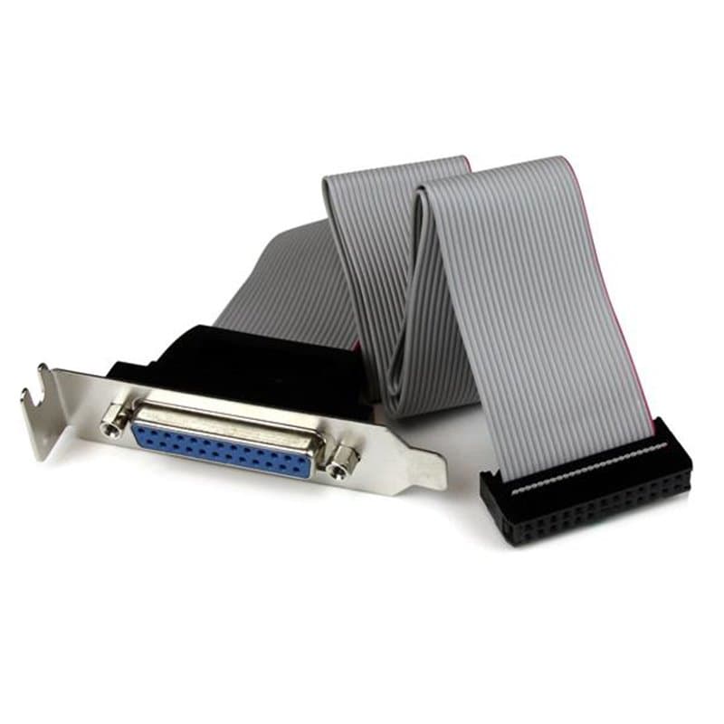 Startech.com Câble adaptateur de carte mère à faible encombrement avec port parallèle, 40 cm, avec support DB25 (F) vers IDC26