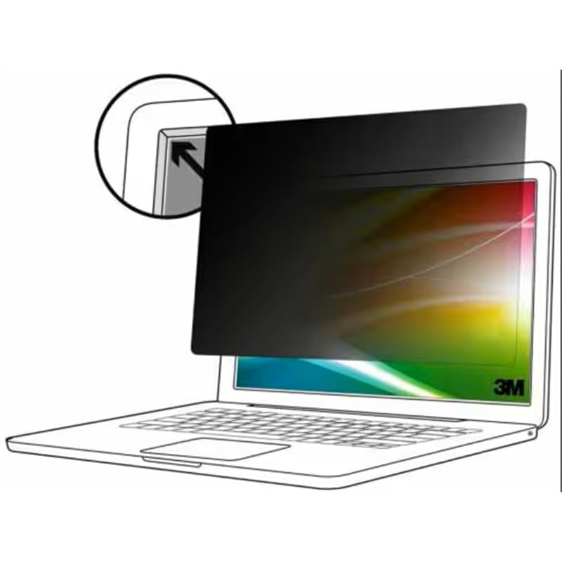 3M Filtre de confidentialité Bright Screen pour ordinateur portable bord-à-bord 15.6 po, 16:9, BP156W9E