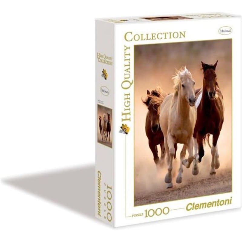 Puzzle Clementoni Wild Horses 391684 67,7 x 47,7 cm 1000 Pièces