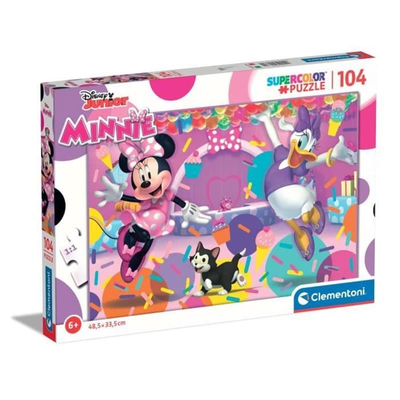 Puzzle Enfant Clementoni SuperColor Minnie 25735 48,5 x 33,5 cm 104 Pièces