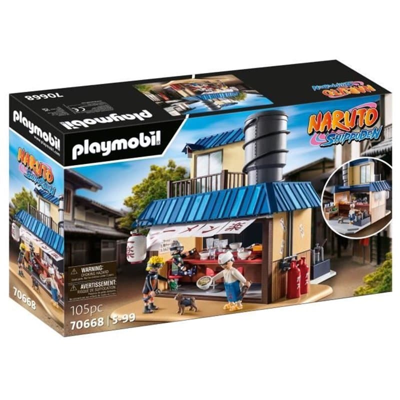 Playset Playmobil Naruto Shippuden: Ichiraku Ramen Shop 70668 105 Pièces