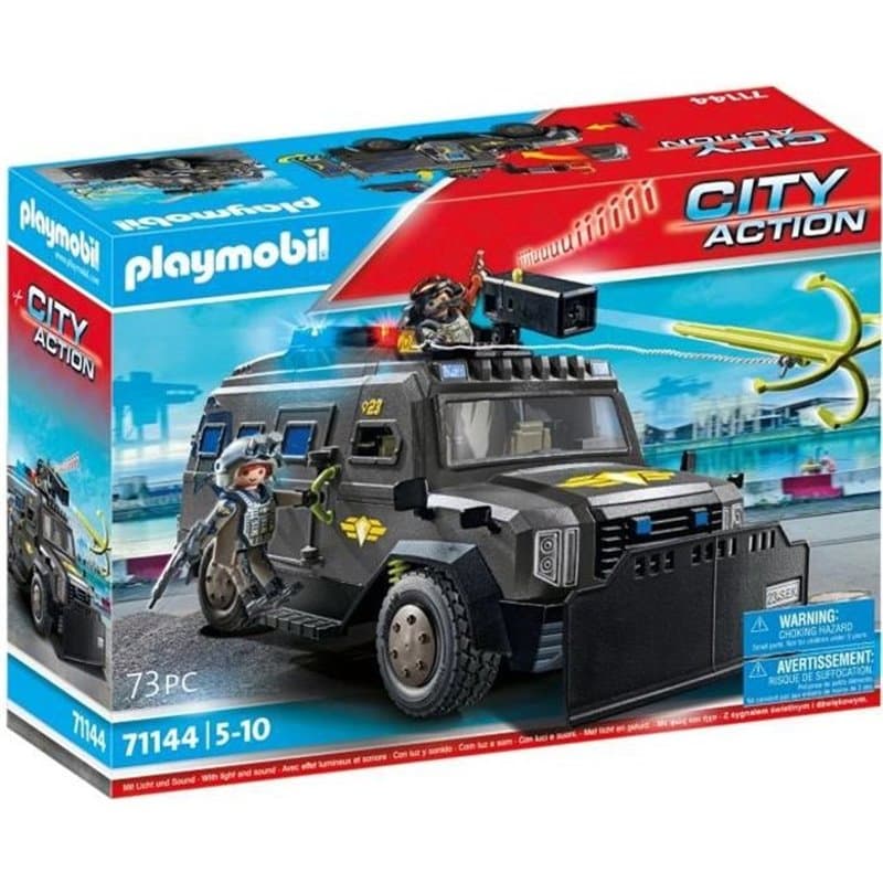Ensemble de jouets Playmobil Police car City Action Plastique