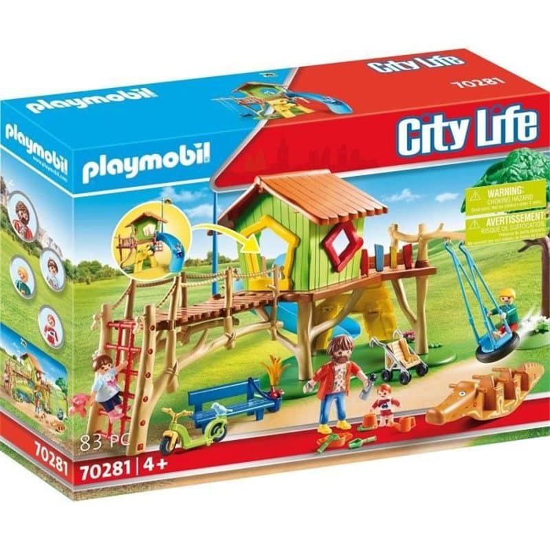 Playset City Life Adventure Playground Playmobil 70281 (83 pcs)