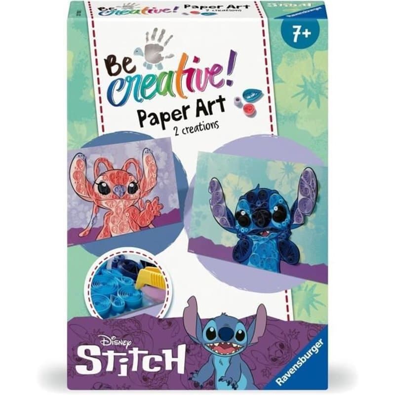 Travaux Manuel Ravensburger Be creative ! Paper Art Stitch