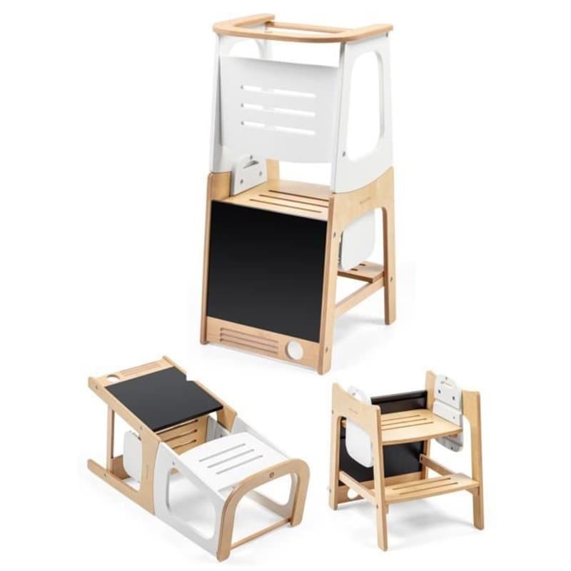 Maxi-Cosi, Toucan, Tour d'apprentissage évolutive 3-en-1, bureau enfant et chaise, marchepied, 18 mois et +