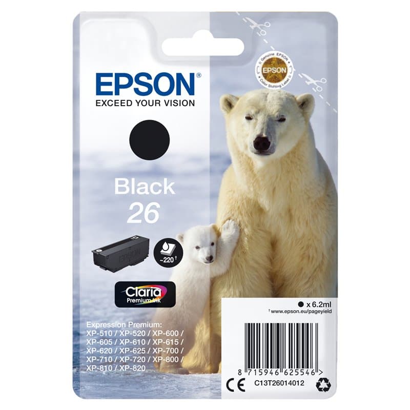 Epson Polar bear Cartouche "Ours Polaire" - Encre Claria Premium N"
