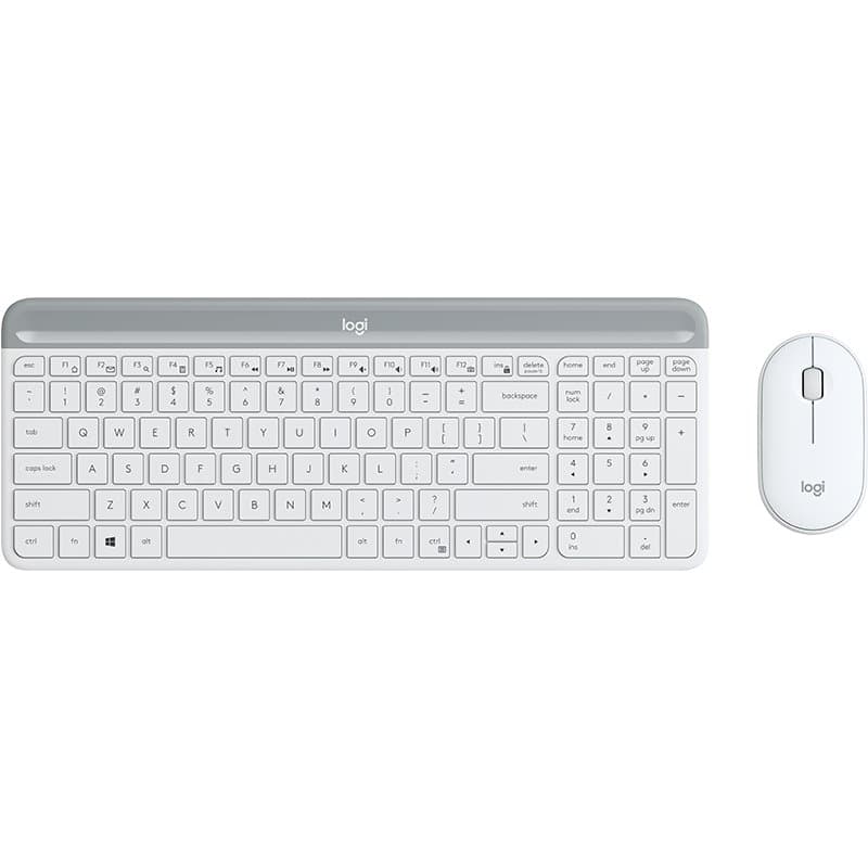 Logitech MK470 clavier Souris incluse RF sans fil Azerty Français Blanc