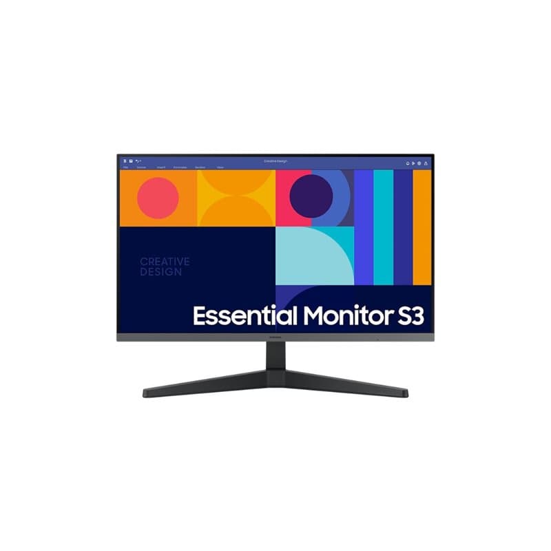 Samsung Essential Monitor S3 S33GC LED display 68,6 cm (27") 1920 x 1080 pixels Full HD Noir"