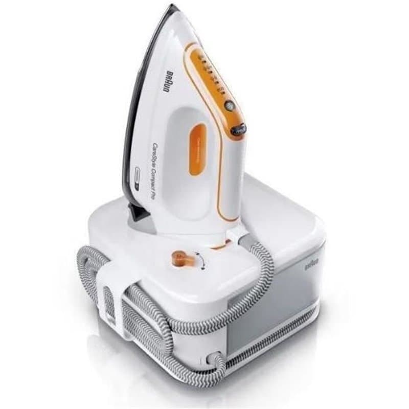 Braun CareStyle Compact Pro IS2561WH 2400 W 1,5 L EloxalPlus soleplate Orange, Blanc