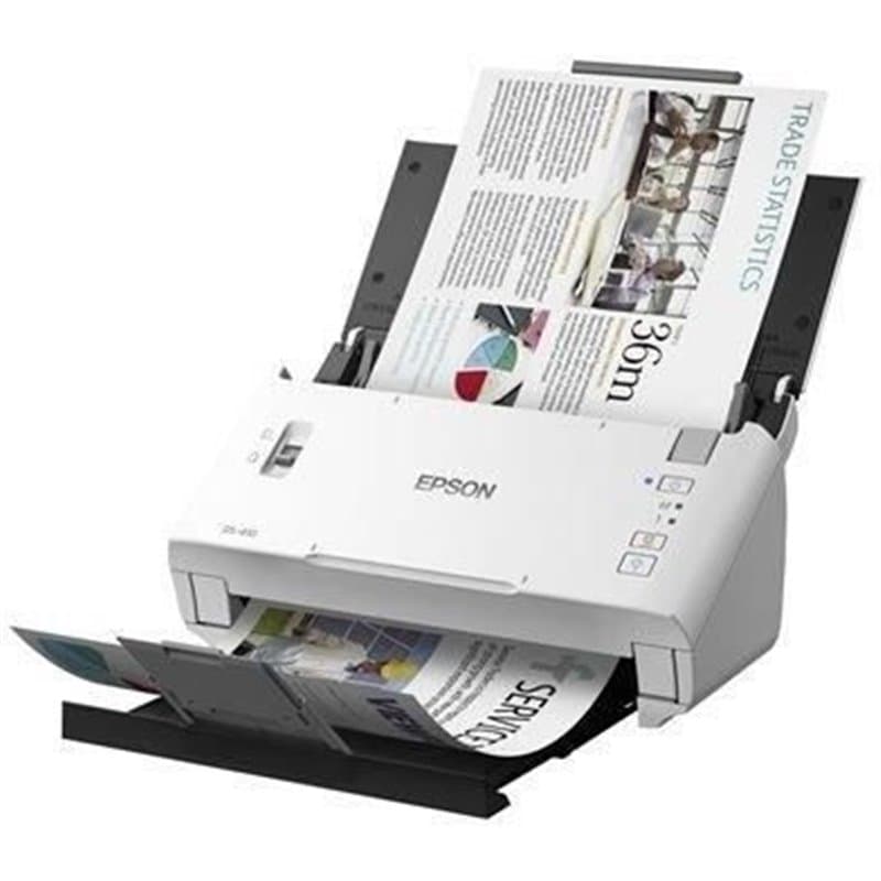 Epson WorkForce DS-410 Alimentation papier de scanner 600 x 600 DPI A4 Noir, Blanc