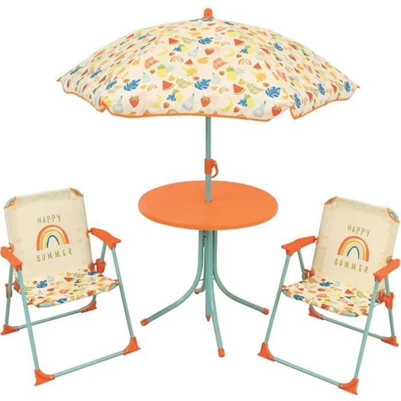 Ensemble Table + Chaises Fun House Fruity's Ø 46 cm Enfant