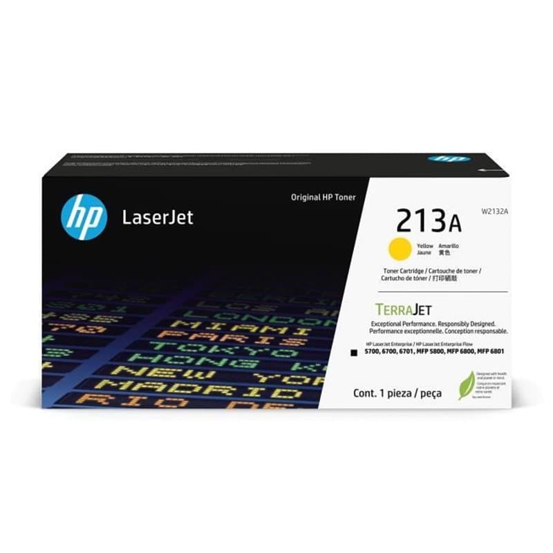 HP 213A Toner LaserJet authentique Jaune