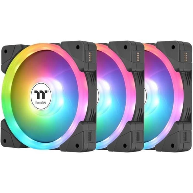 Ventillateur de cabine THERMALTAKE CL-F167-PL12SW-A Ø 12 cm (3 Unités)