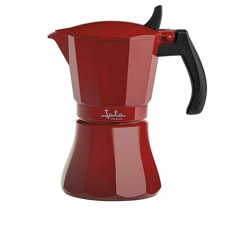 Cafetière Italienne Jata HCAF2009 Rouge Aluminium (9 Tasses)
