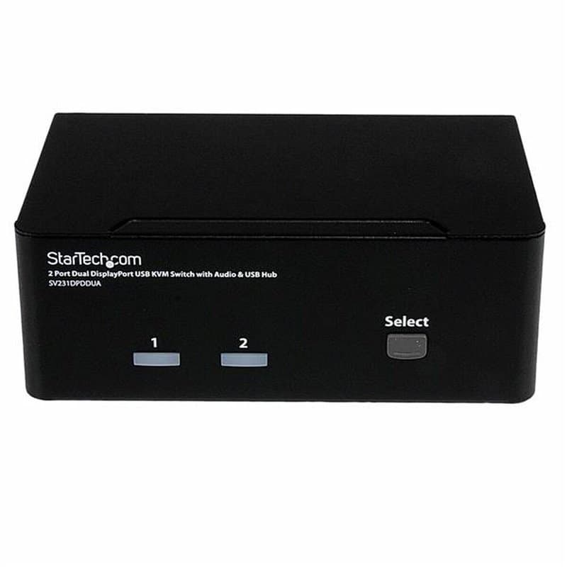 Startech.com Commutateur KVM 2 Ports DisplayPort, USB et Audio - Switch KVM - 2560x1600